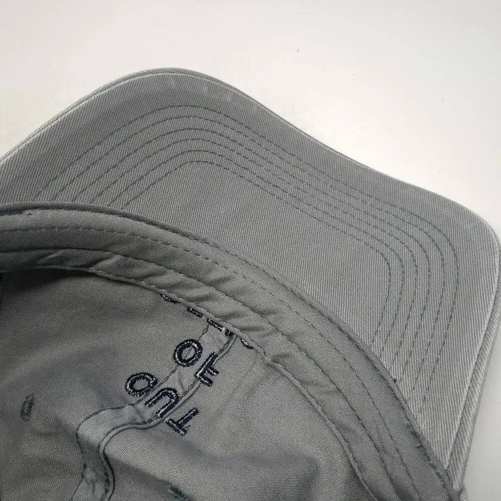 Life is Good Baseball Cap Gray One Size Out of Office Cotton Adjustable Hat